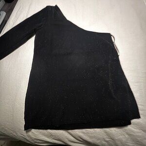 Sparkly One Shoulder Blouse